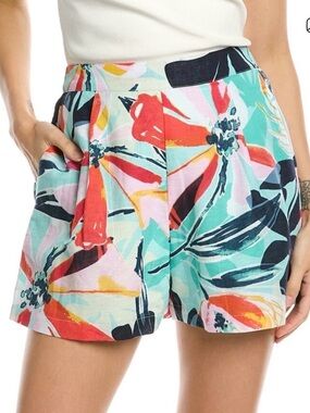 Walter Baker Tropical Floral Shorts in Multicolor Size:S| Summer, Vacay